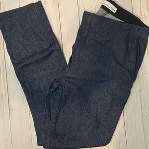 LOFT Faux Denim High Waist Pull on Jegging size 6